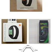 Manillas de silicona negras para:  Xiaomi Smart band 8 active, Redmi smart band 2, Amazfit band 7 - Img 45385296