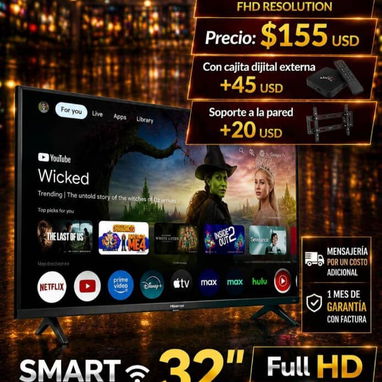 Televisores Inteligentes Hisense// 32 y 40 pulgadas - Img 127652200