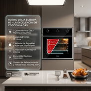 Horno a Gas Drija Europa 60 (72L) | Precio $430 USD con Transporte Incluido + Factura, Garantía y 110V - Img 58008401