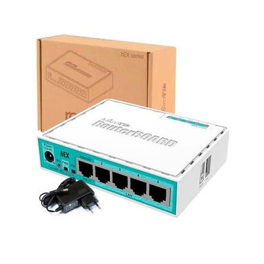 Routerboard HEX MIKROTIK 880MHz-Dual 256mb 5-1000 mSD USB L4 CajaPlas inc-24V RB750Gr3 #63142460 - Img 124285821