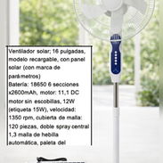Ventilador recargable H16XS. VENTA MAYORISTA - Img 55694791