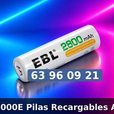 Pilas Recargables AA - 3/3