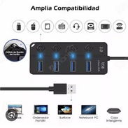 Hub USB multipuerto: 4 puertos USB 3.0. Transferencia de datos super rápida. Nuevo... - Img 47042163