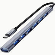 * Hub USB-C de 7 Puertos – USB 3.0 Ultradelgado - Img 55205858