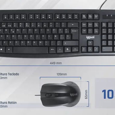 Combo Teclado + Mouse Iggual CMK-Business ⌨️ 🏠 17 USD - 2/2