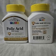 Ácido Fólico 800 mcg (180 tabletas) - Img 57760217