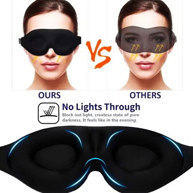 Collarines Ortopédicos, Ajustables,     y      Antifaz de ojos, 3D para domir. - 10/10