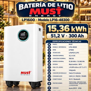 Combos de batería y inversor , kit de paneles solares , kit de todo en uno de 6 con 15 y otros ekipos más - 3/10