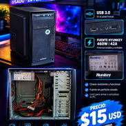 Chasis de PC marca UNYKA en perfecto estado + fuente Hunkey 460W/42A | $15 USD - Img 57933491