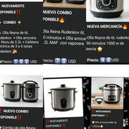Arrocera, olla reina, olla electrica, cocina de gas, ollas de presión, ventilador recargable, microondas, cafetera, indu - Img 54844805