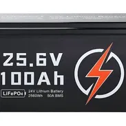 Batería Vevor 24V 100ah, BMS INTELIGENTE de 50 A - Img 58137733