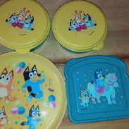 Set de plato y pozuelo  nuevo de Bluey de - Img 56981514