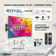 ✅ TV ROYAL 43" + SOPORTE 💪 - Img 55442105