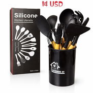 Set de cubiertos de silicona con organizador y juego de cubiertos de mesa - Img 55141708