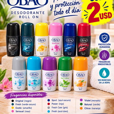 Desodorantes obao y lady speed - 2/2