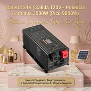 El corazón perfecto para tu sistema de energía solar residencial o RV. ⚡ Inversor Cargador VEVOR 3000W (Pico 9000W) Baja - Img 57440172