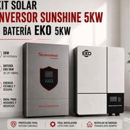 Inversor sunshine 5 kw Bateria eko 5 kwh 110 y 220 2850 usd con 🚗incluida - Img 56884971