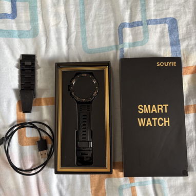 En Venta!!!! Smartwatch (Reloj Inteligente) de lujo para hombre. Solo tres meses de uso, está en óptimas condiciones. - Img 119863660
