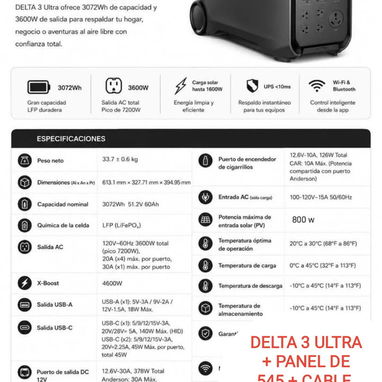 Se venden Ecoflow, panel solar, inversores y otros, somos de la Habana. Contactar al WhatsApp 51170866. - 5/10