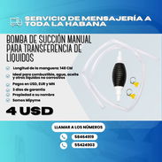 ⛽🔧 BOMBA DE SUCCIÓN MANUAL PARA TRANSFERENCIA DE LÍQUIDOS 🔧⛽ 💲 PRECIO: 4 USD 🛡️ GARANTÍA: 3 DÍAS - Img 56145007
