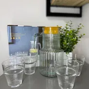 Juego de vasos de 5 piezzas de cristal - Img 57829095