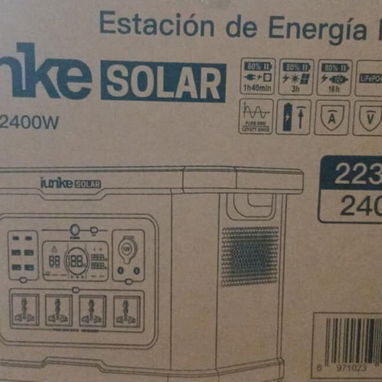 Estación de energía iunke solar IKS0242400W - 2/2