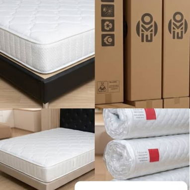Colchón original en caja marca Eko y nevera 5.5 pies Desmatt - Img 118907425