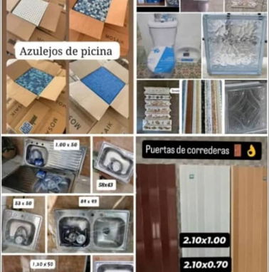 Todo en materiales de construcción lozas azulejos cemento cola blanco y gris cabilla ext - Img 85615962