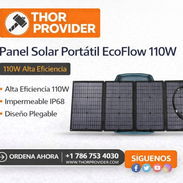 Panel Solar Portátil ECOFLOW 110W , Plegable, Impermeable IP68 - Img 55056720