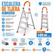 Escalera de tijera de 4 pasos - Img 56911256