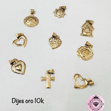 Dijes y manillas de oro 10k originales calidad de - Img 122808054