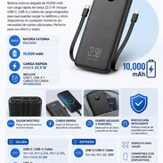 ⚡🔋 POWER BANK 10000mAh 22.5W – 1HORA BAT101N 🔋⚡ - Img 55118606