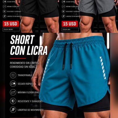Short para gimnasio y playa 💪🏽. La Habana. Acepto al cambio en CUP también .Llamar o escribir al +53 59530367. .Pulo - 10/10