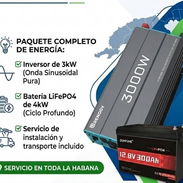 Kit de energía 3000W 110v  1720usd Garantía 1 mes  Instalación y mensajería incluida - Img 54680981