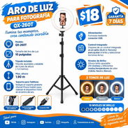 🔥💡 ¡ARO DE LUZ QX-260T PARA FOTOGRAFÍA! 📸✨ - Img 57939405