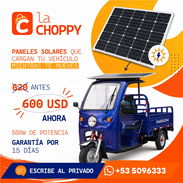 Paneles solares para triciclo eléctrico - Img 56767010