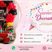 Si buscas decoraciones para cumpleaños somos Sueños Decorados Hecho con amor para tus celebraciones - Img 57193008