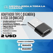 🔴Adaptador OTG TIPO C- Iphone : 3$ 🔴Adaptador TIPO C - USB : 2$ 🔴Adaptador IPHONE - TIPO C: 2$ - Img 54409128