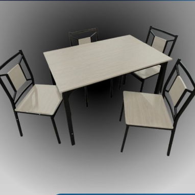 Juego de comedor de 4 plazas para exteriores (Stw) - Img 119058607