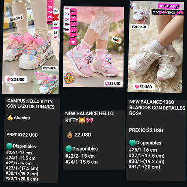 Tenis de niñas - 4/9