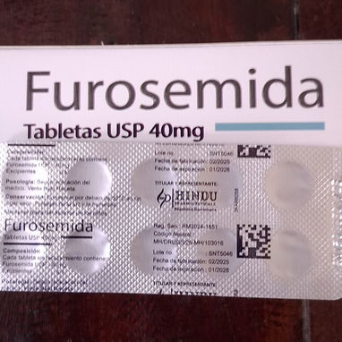 ©️- Furosemida 40mg, 1 Tira de 10 Tableta -©️ - Img 114652975