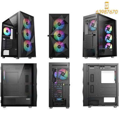 ✅✅52724487 - Chasis Gaming Semi panorámico SAMA 3509 Black + 4 fanes ARGB✅✅ - Img 113385488