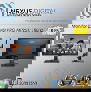!!💻!! Monitor MSI de 25" MP251 Serie PRO, Full HD, 100Hz NUEVO en caja !!💻!! - Img 48683963
