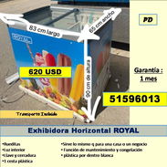 PD-613-Exhibidora Horizontal ROYAL.....620 USD...51596013...Transporte incluido - Img 55885047