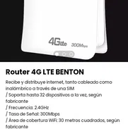 Router 4G LTE BENTON. Nuevo - Img 48303208