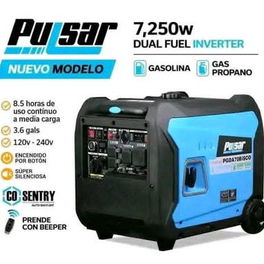Planta PULSAR silenciosa dual fuel 7250W - 2/2