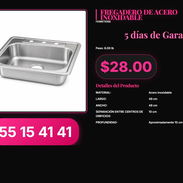FREGADERO DE ACERO INOXIDABLE - Img 57218474