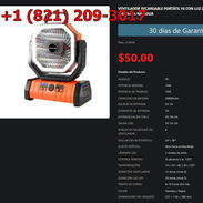 Ventilador 20000mAh F6 Recargable con Temporizador y LED Pro VPT-0278 - Img 54456989