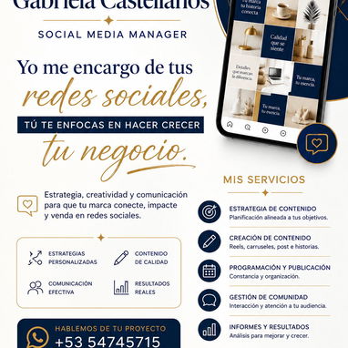 📱 GESTIÓN PROFESIONAL DE REDES SOCIALES | GABRIELA CASTELLANOS - Img 128035025