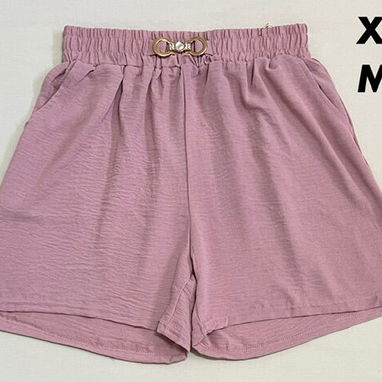 Shorts de tela de mujer - Img 106416302